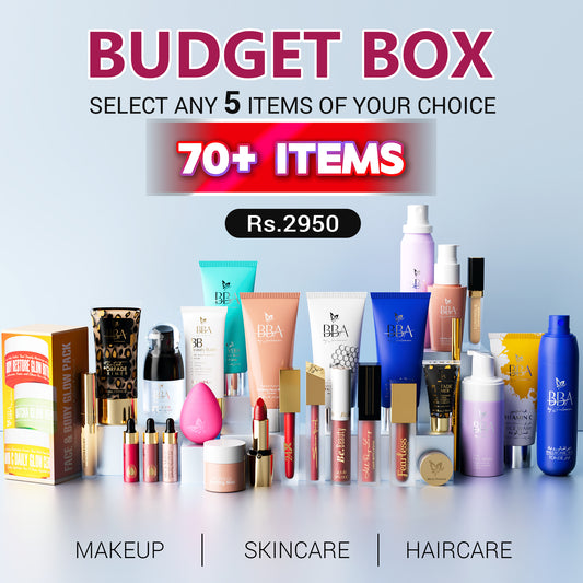BUDGET BOX 2.0 - BUY ANY 5 ITEMS FOR PKR.2950/-