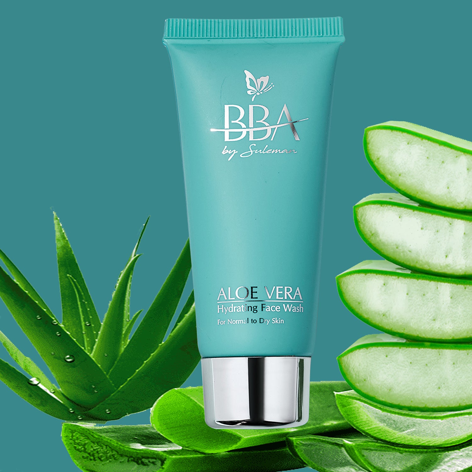 aloe vera plant face wash ALOE VERA HYDRATING FACE WASH (FOR NORMAL TO DRY SKIN) – BBA by Suleman