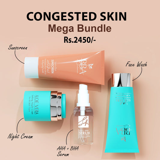 Skincare Pack with SPF 35 for Congested Skin