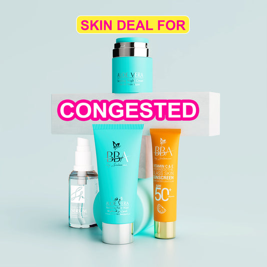 Skincare Pack with SPF 35 for Congested Skin