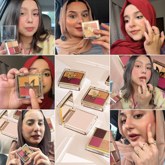 Iconic Face Quad Palette (Cream & Powder)