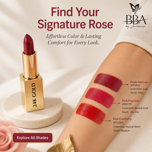 24K Gold & Roses Lip Balm