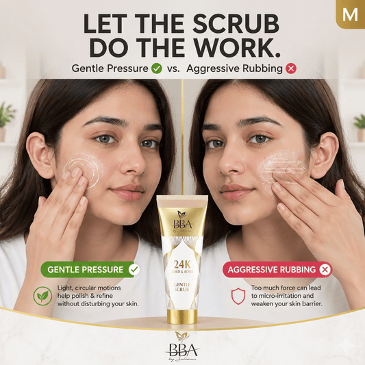 24K Gold & Roses Gentle Scrub