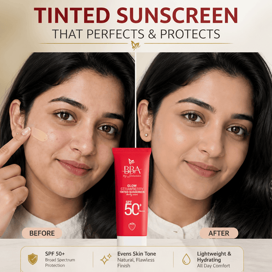 Glow Strawberry Tinted Sunscreen SPF50+ PA++++