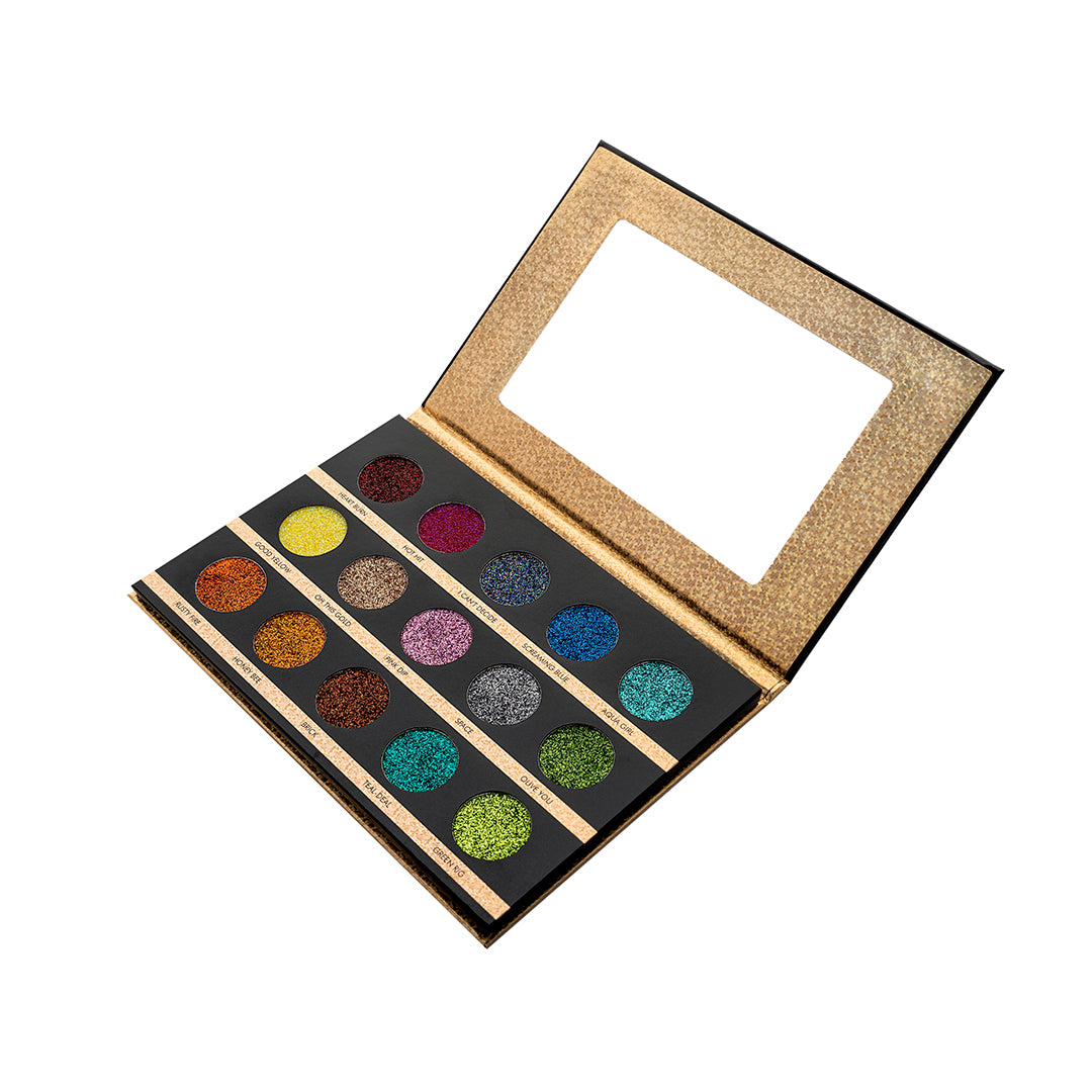 Chromatics Pressed Glitter Eyeshadow Palette