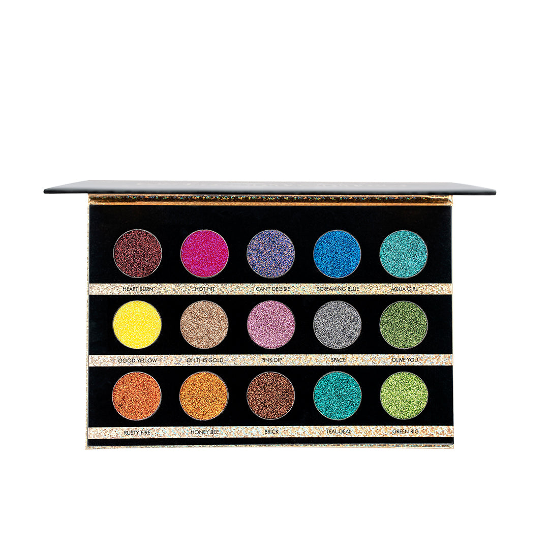 Chromatics Pressed Glitter Eyeshadow Palette