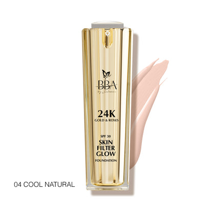 24K Gold & Roses Skin Filter Glow Foundation (SPF 30)