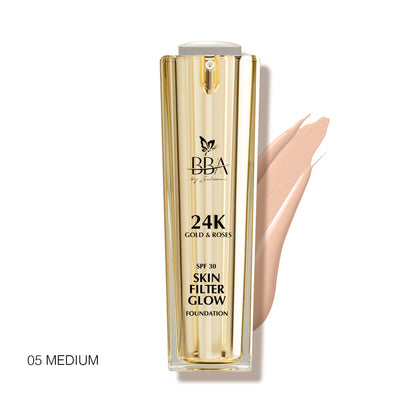 24K Gold & Roses Skin Filter Glow Foundation (SPF 30)