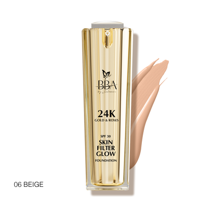 24K Gold & Roses Skin Filter Glow Foundation (SPF 30)