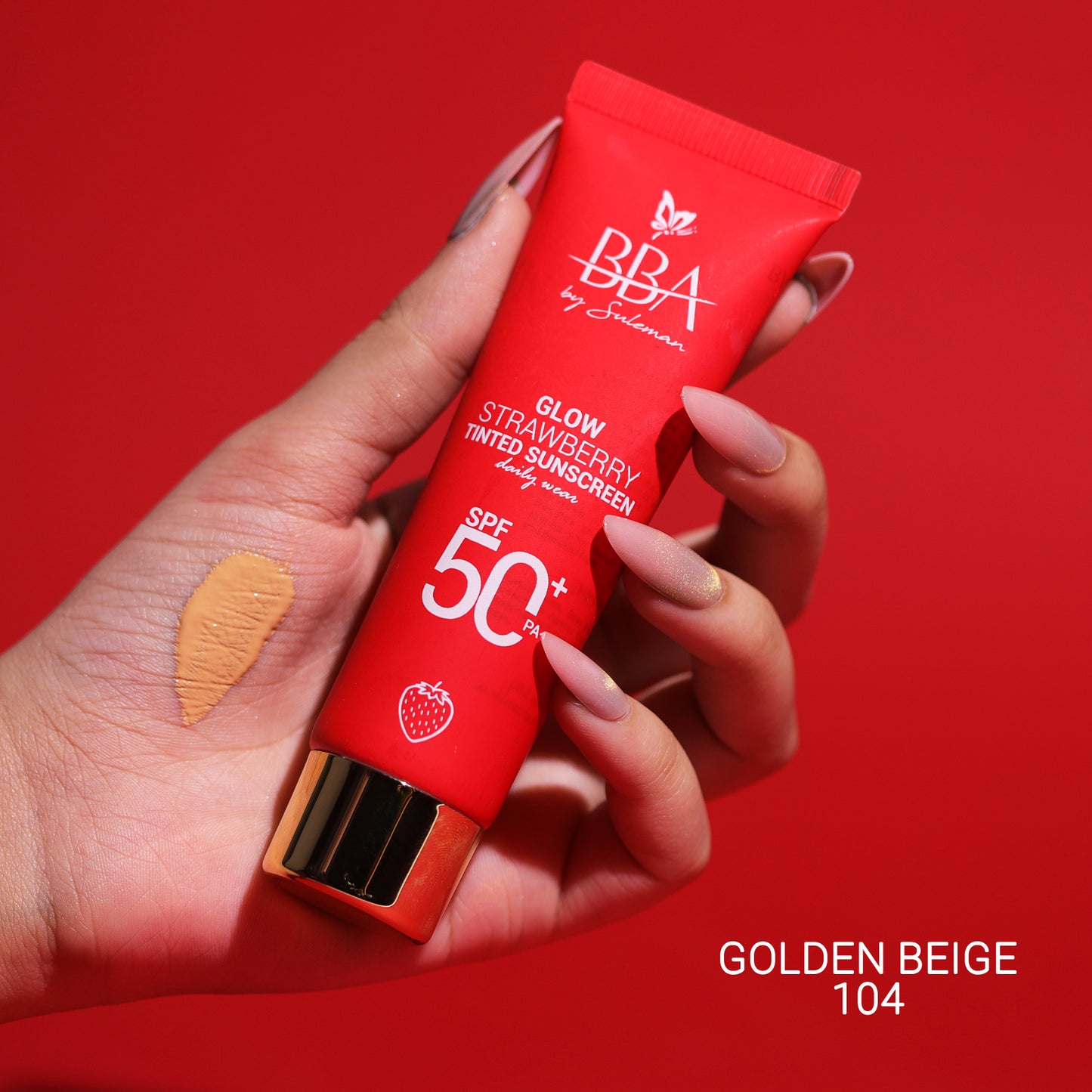 Glow Strawberry Tinted Sunscreen SPF50+ PA++++