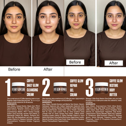 Coffee Face & Body Glow Pack