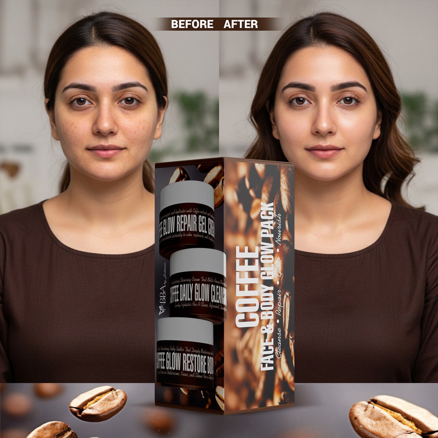 Coffee Face & Body Glow Pack