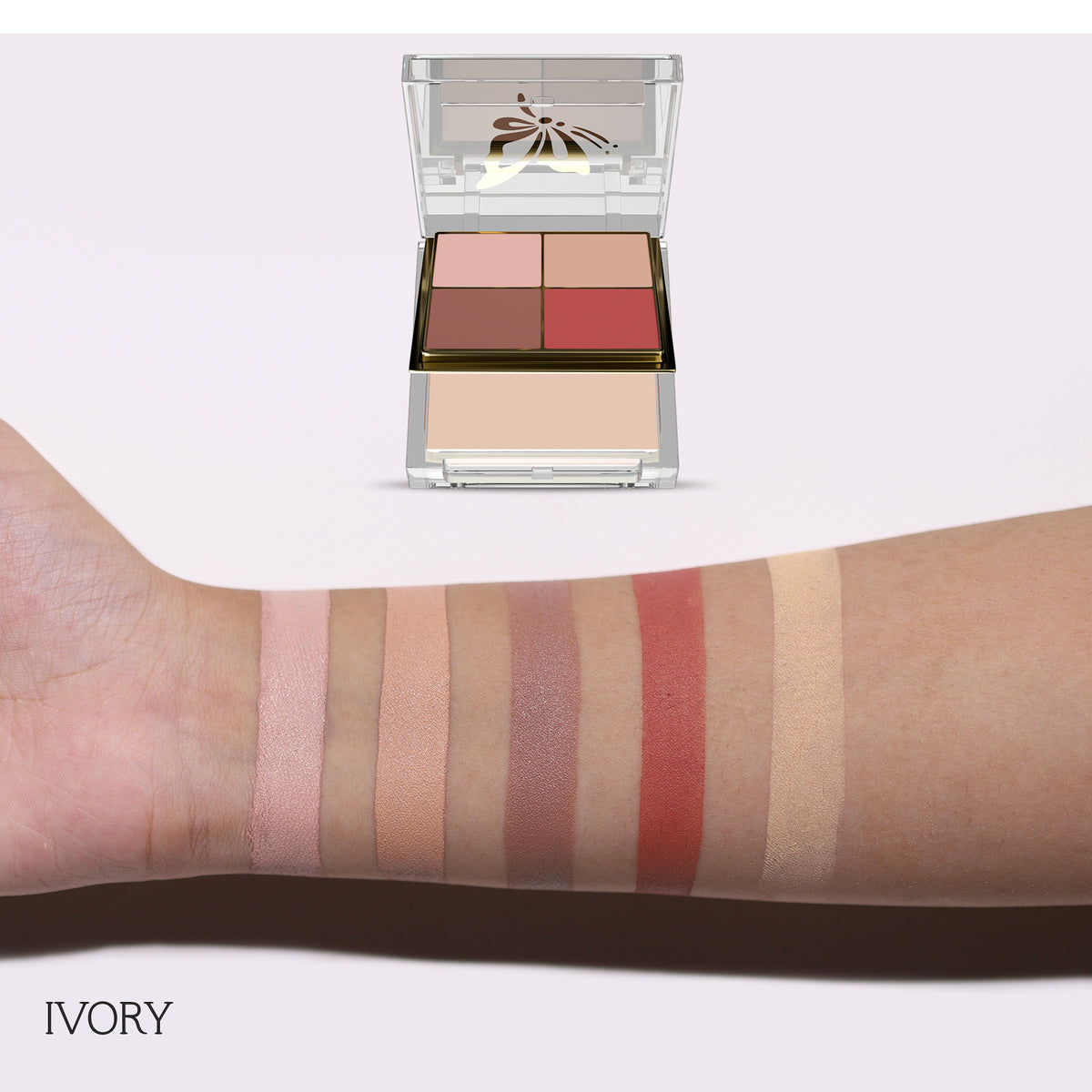 Iconic Face Quad Palette (Cream & Powder)