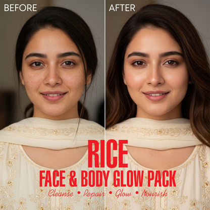 Rice Face & Body Glow Pack