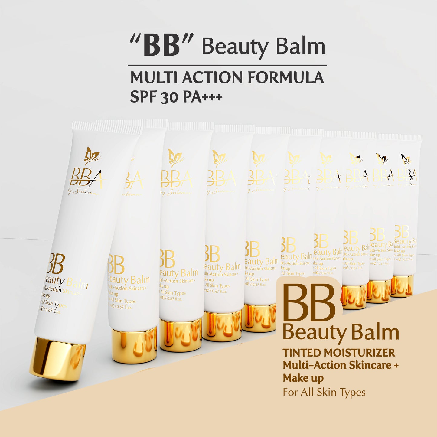 BB Cream (Tinted Moisturizer Multi-Action Skincare + Make up) 20ml