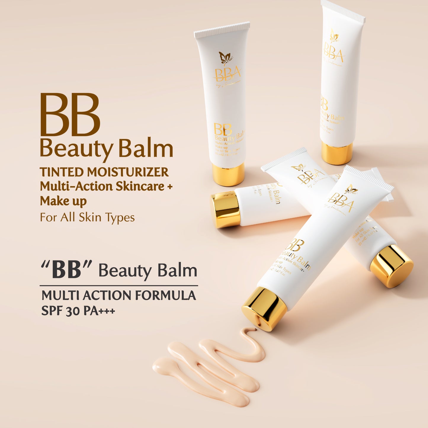 BB Cream (Tinted Moisturizer Multi-Action Skincare + Make up) 20ml