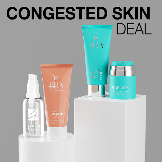 Skincare Pack with SPF 35 for Congested Skin