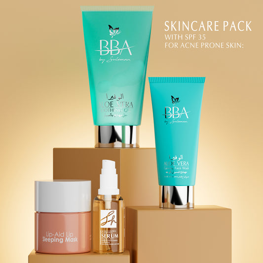 Skincare Pack with SPF 35 for Acne Prone Skin