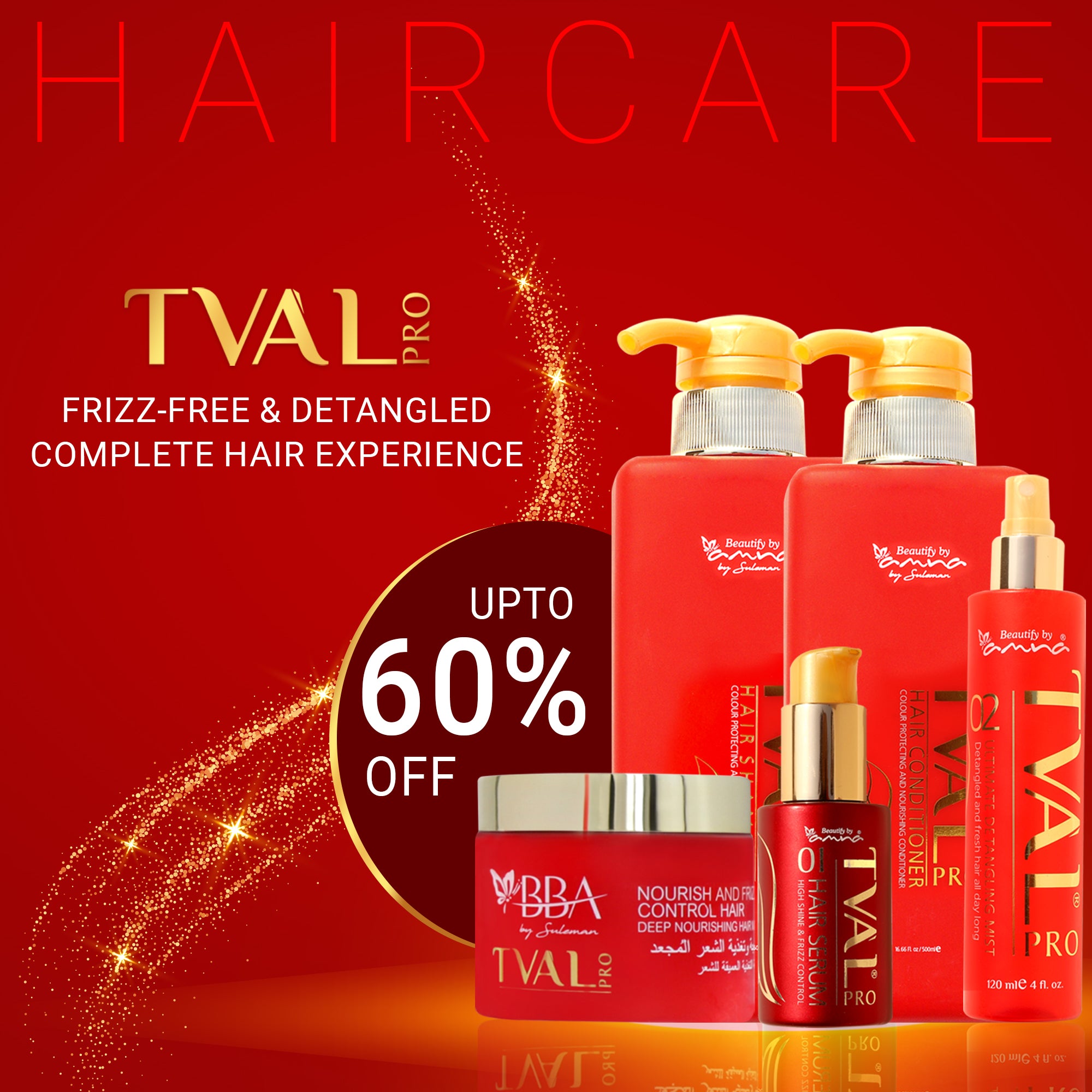 FRIZZ-FREE & DETANGLED COMPLETE HAIR EXPERIENCE
