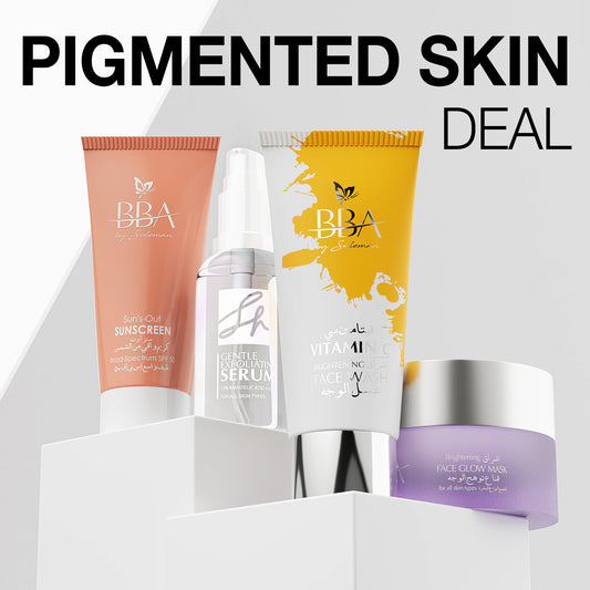 Skincare Pack with SPF 35 for Pigmented Skin oily