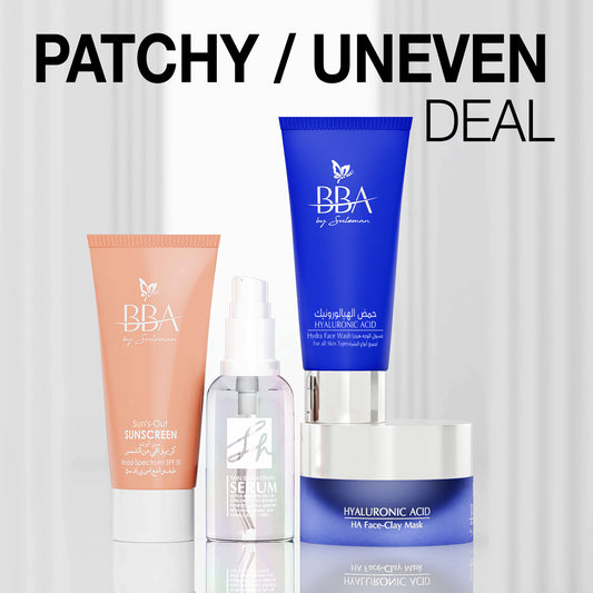 Skincare Pack with SPF 35 for Patchy/Uneven Skin