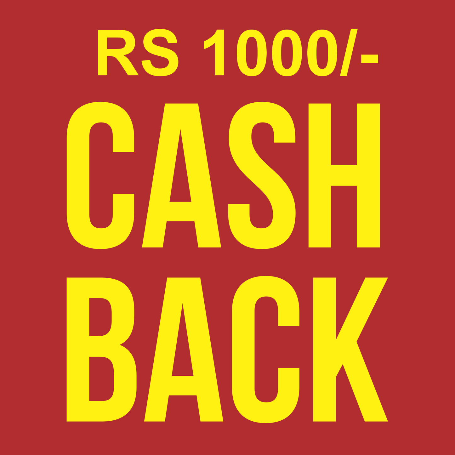 🎁 You've WON a Rs.1000 Cash Back Voucher