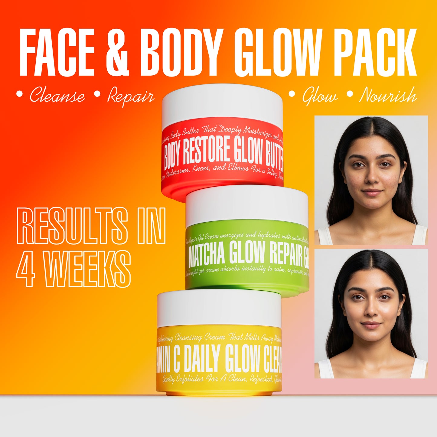 Face & Body Glow Pack