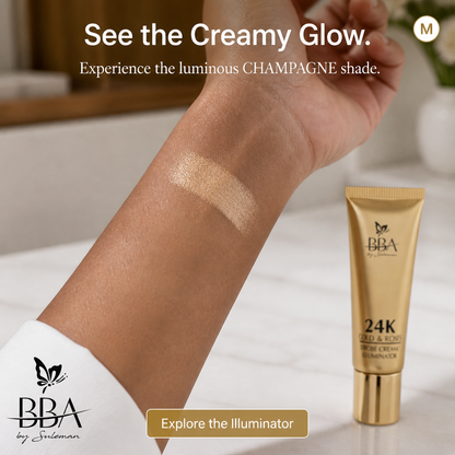 24K Gold & Roses Strobe Cream / illuminator