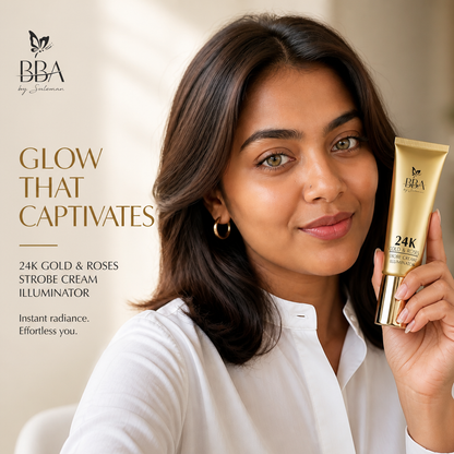 24K Gold & Roses Strobe Cream / illuminator