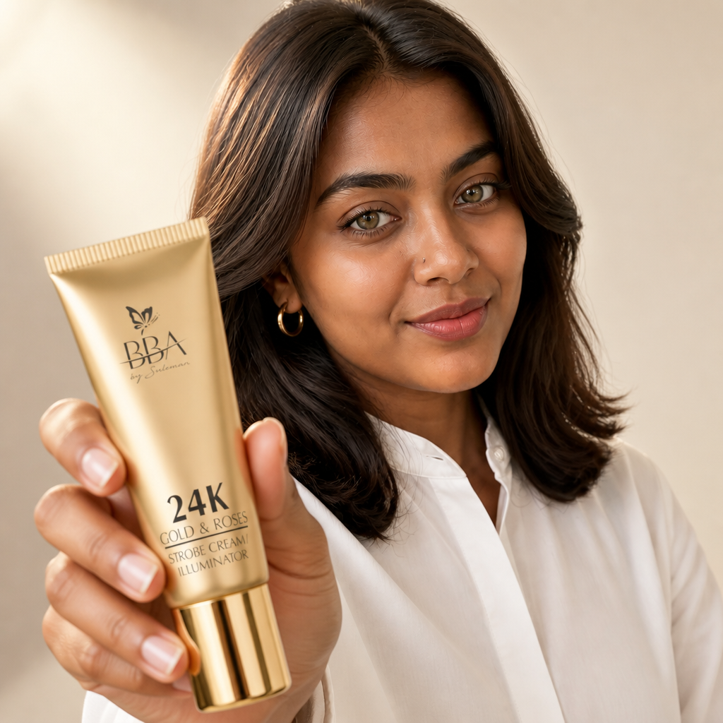24K Gold & Roses Strobe Cream / illuminator
