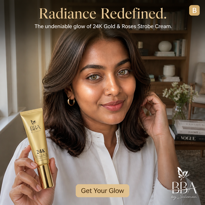 24K Gold & Roses Strobe Cream / illuminator
