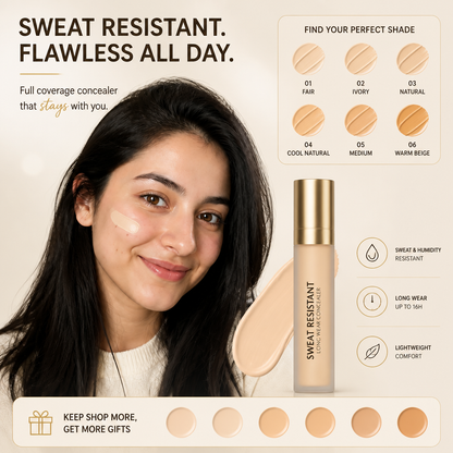 Sweat Resistant Long Wear Concealer