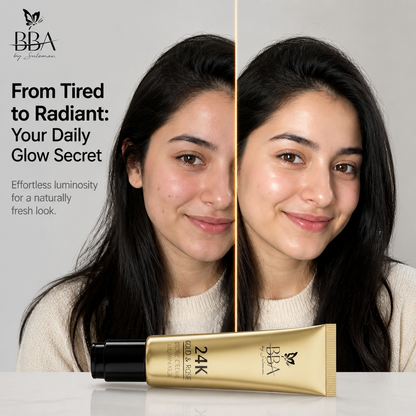24K Gold & Roses Strobe Cream / illuminator