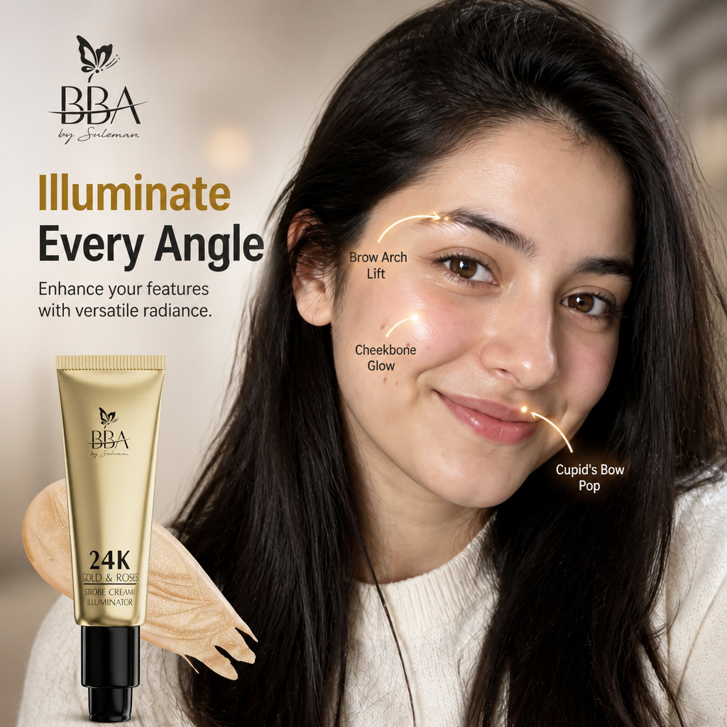 24K Gold & Roses Strobe Cream / illuminator