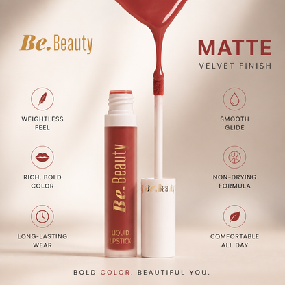Be Beauty Matte Cover Liquid Lipstick