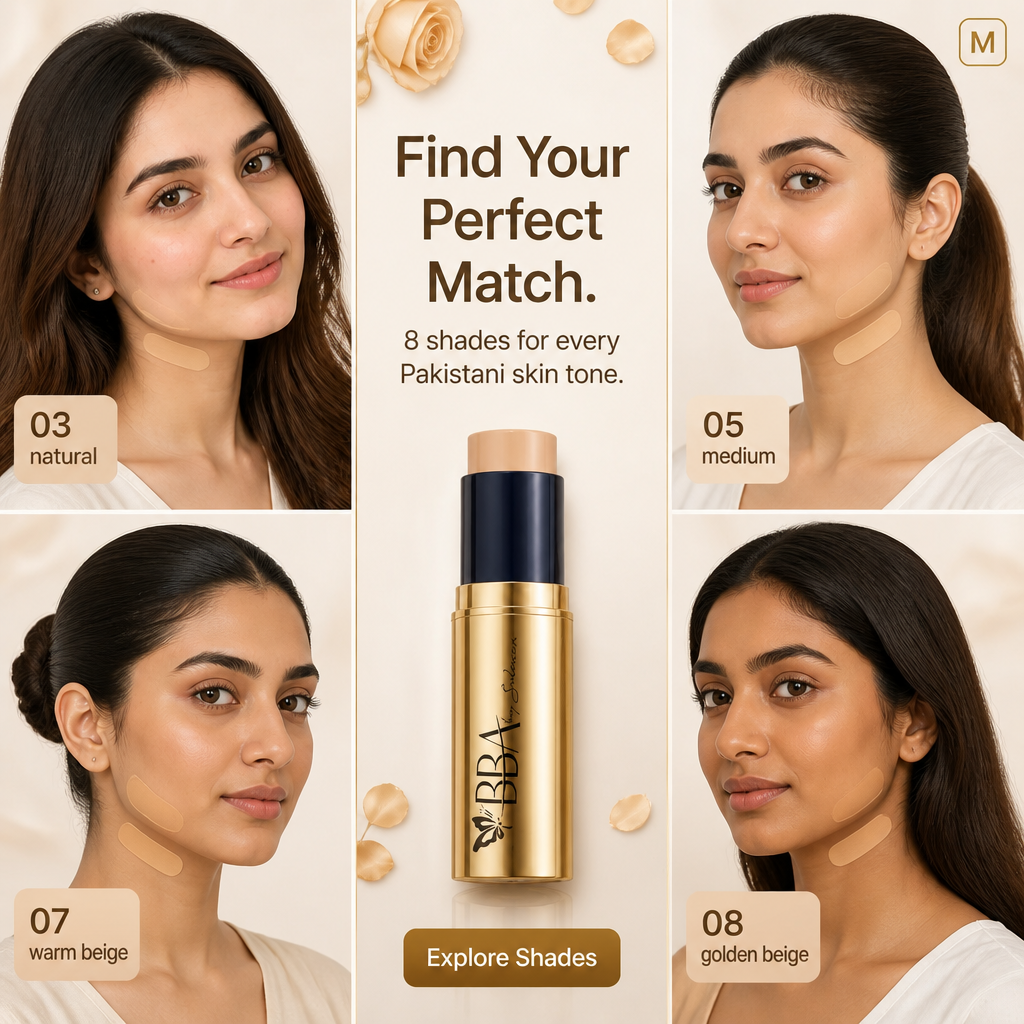 24K Gold & Roses Stick Foundation – BBA by Suleman