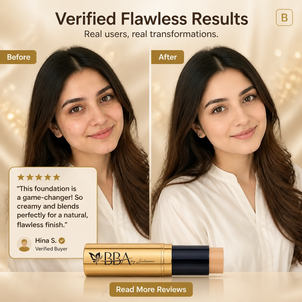 24K Gold & Roses Stick Foundation – BBA by Suleman