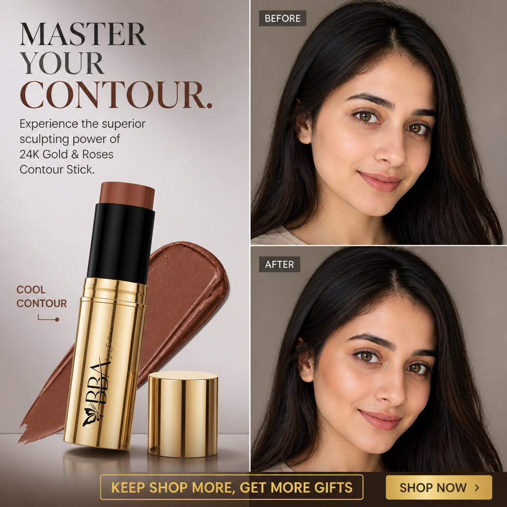 24K Gold & Roses Contour Stick