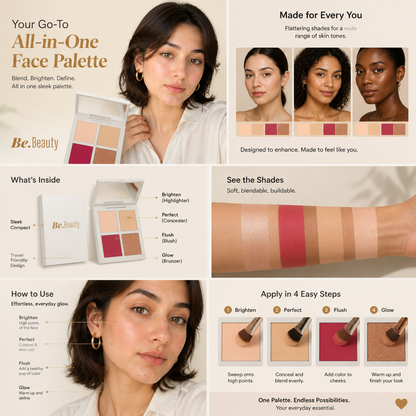 Be Beauty Cream Face Palette