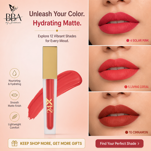 24X7 Liquid Matte Lipstick