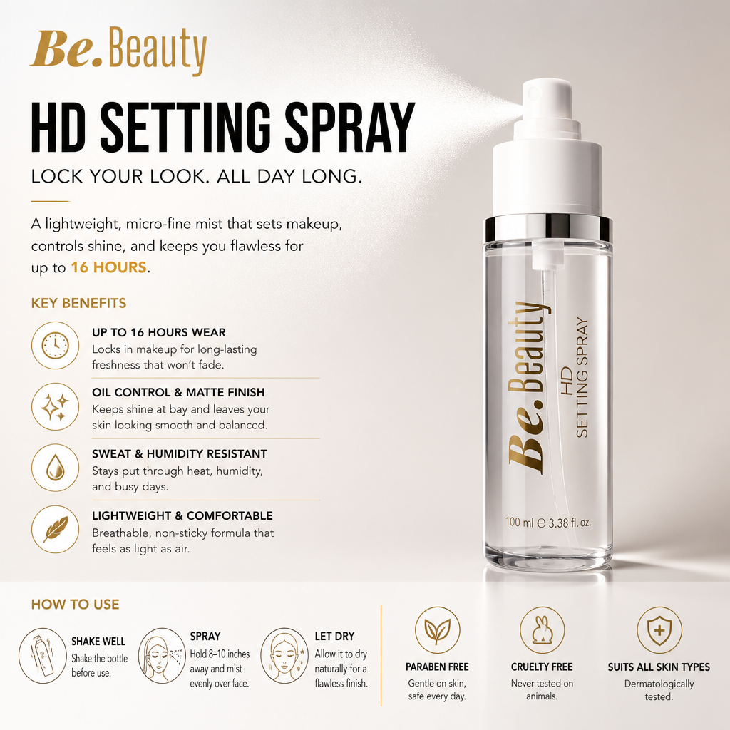 Be Beauty HD Setting Spray (30ml)