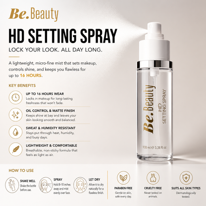 Be Beauty HD Setting Spray (30ml)
