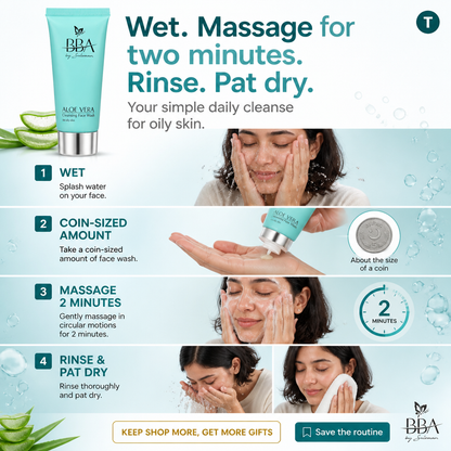 ALOE VERA CLEANSING FACE WASH ( FOR OILY SKIN)