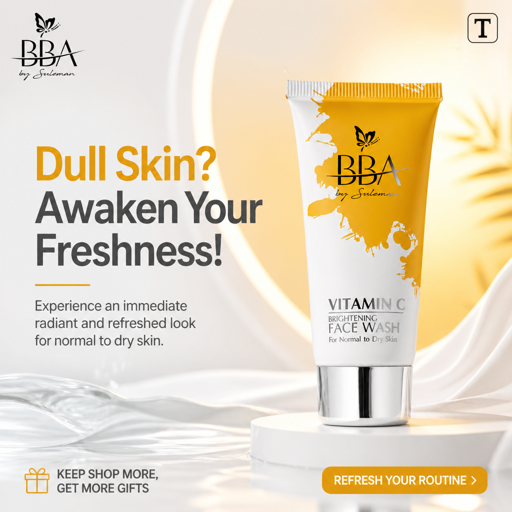 VITAMIN C - BRIGHTENING  FACE WASH (For Normal to Dry Skin)