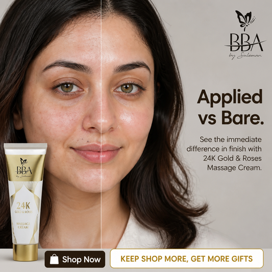 24K Gold & Roses Massage Cream