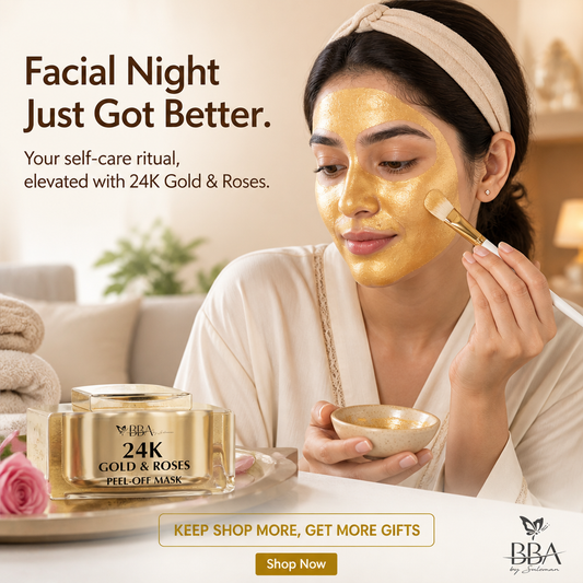 24K Gold & Roses Peel-Off Mask