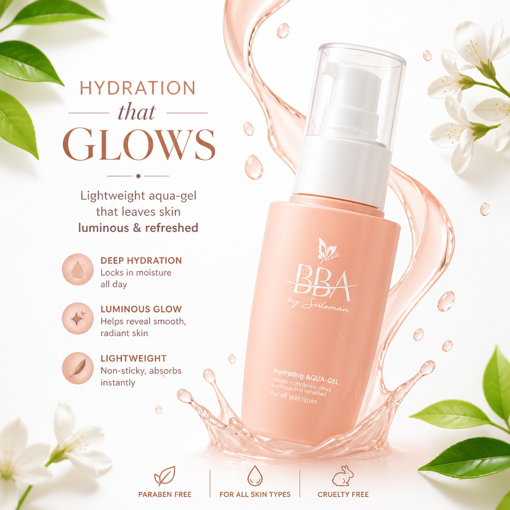 Hydrating AQUA-GEL (Leaves complexion dewy, luminous and refreshed)