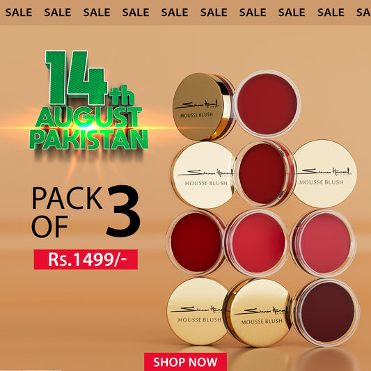 BUY ANY 3 MOUSSE BLUSHES