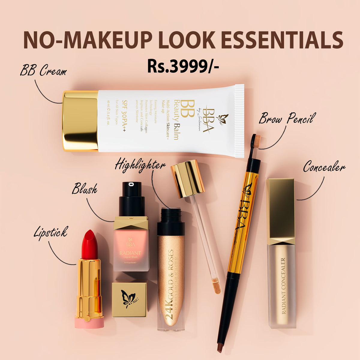 BBA NO MAKEUP LOOK ESSENTIALS