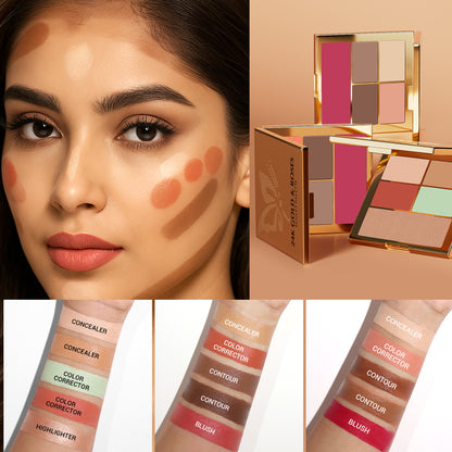 24K Gold & Roses Sculpt Palette